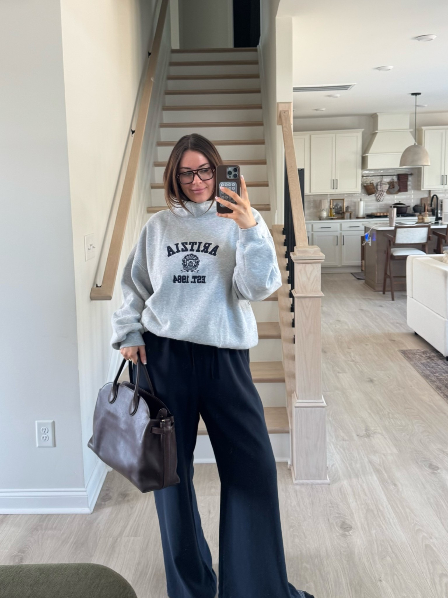 Fall casual and lounge outfit wearing xl pants and large sweater! (Grey out of stock?)

#LTKdayinmylife #LTKgrwm #LTKootd