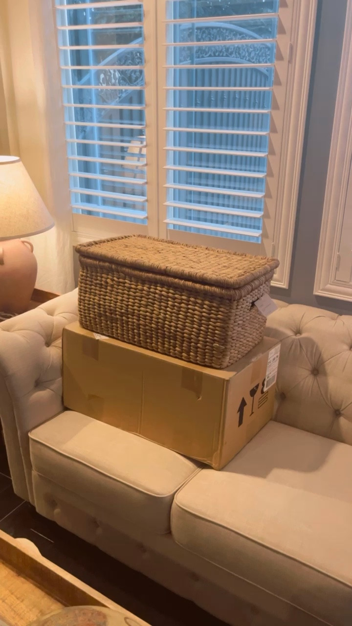 The perfect extra large storage baskets! 

These are great for a console table or under a bench. I am using them to store all of my fabric, flooring, and tile samples for my home office but they would be great for toy storage, linens, and other miscellaneous items.

rise + SHINE
Southworth Design

storage basket, lidded basket, toy storage, Pottery Barn, console table styling, console table basket, handwoven baskett

#LTKfamily #LTKhome #LTKstyletip