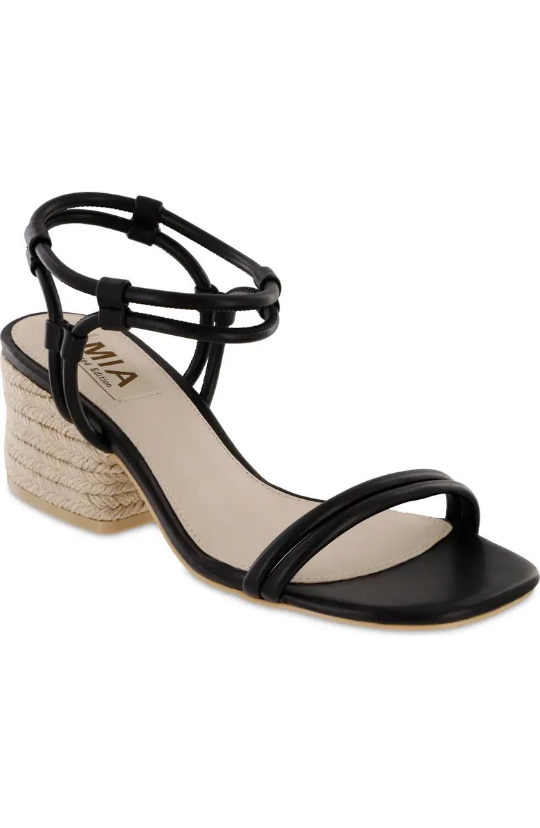 MIA Limited Edition Ione Ankle Strap Espadrille Sandal (Women) | Nordstrom | Nordstrom