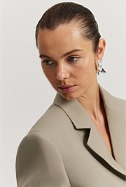 Wool Single-Breasted Blazer | Country Road