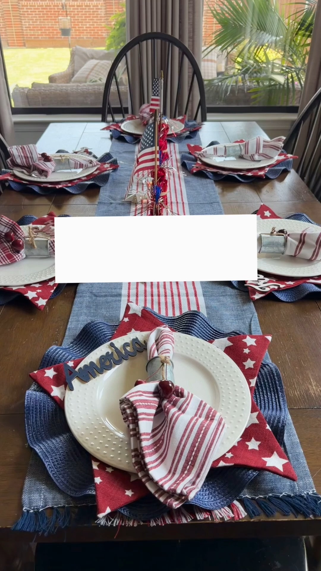 Easy patriotic table inspiration. Seasonal entertaining, table
Scape ideas .

#LTKSeasonal #LTKHome #LTKfoodie