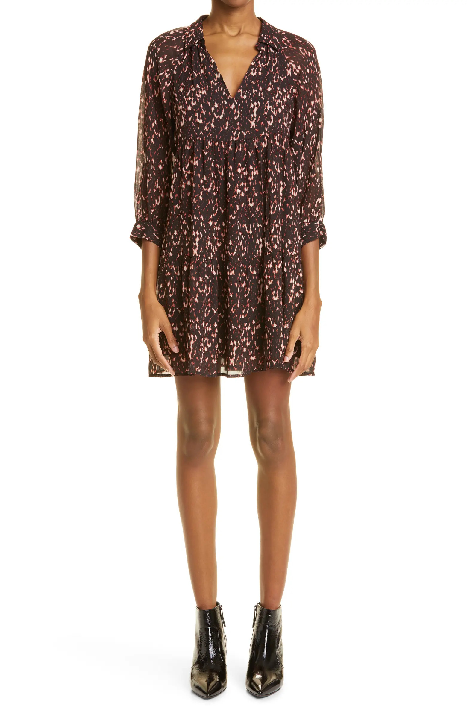 ba&sh Pola Long Sleeve Minidress | Nordstrom | Nordstrom