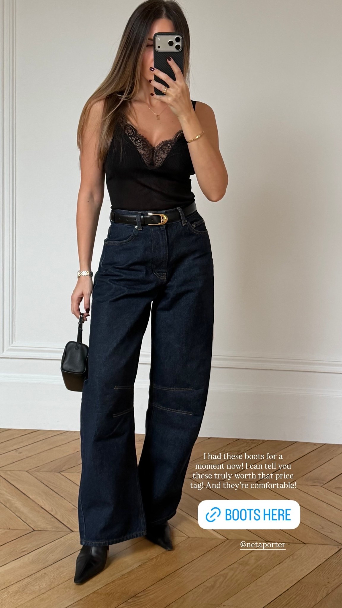 I had these boots for a moment now! I can tell you these truly worth that price tag! And they’re comfortable!  @netaporter