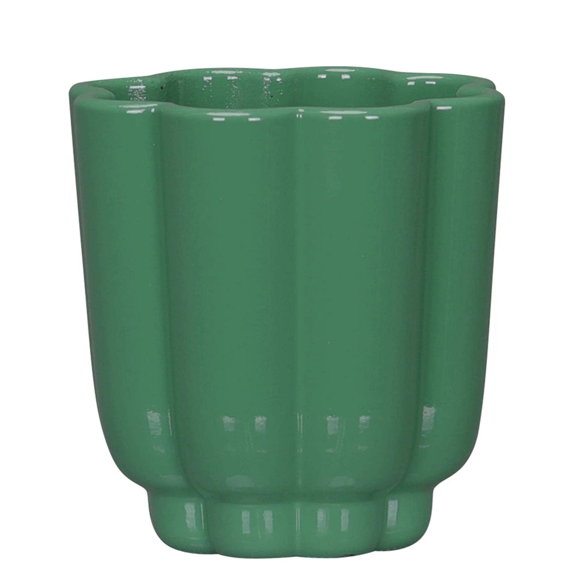 Mainstays Arlo 4" x 4" x 4" Round Green Lily 100% Recycled Resin Planter | Walmart (US)