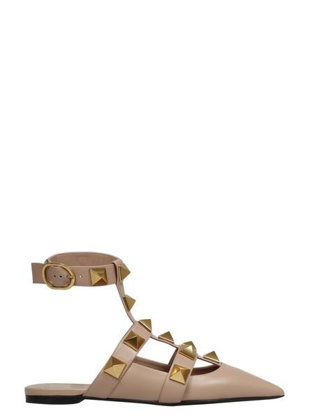 Valentino Garavani Roman Stud Ballet Flats | Cettire Global