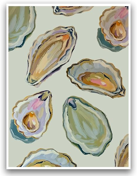 XASUBH Dining Room Kitchen Art Print Abstract Coastal Beach Canvas Wall Art Summer Beachy Decor P... | Amazon (US)