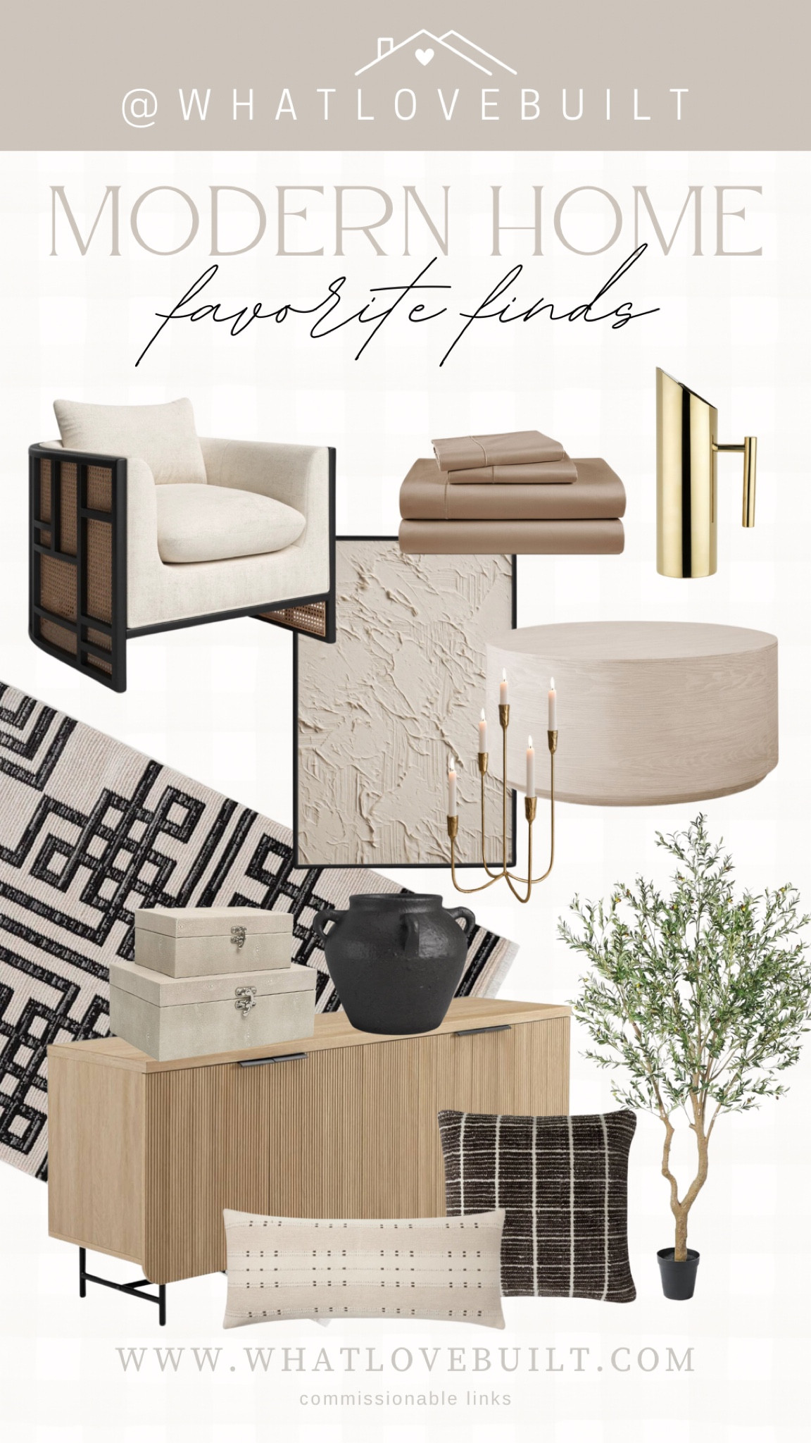 Modern Home Favorite Finds 🖤

#home #decorations #furniture #style #wallart #fauxtree #artificialtree #livingroom #modernhome #rug #chair #bedding #lighting #kitchen #bedroom #shelves #pillow #coffeetable

#LTKFindsUnder100 #LTKHome #LTKStyleTip