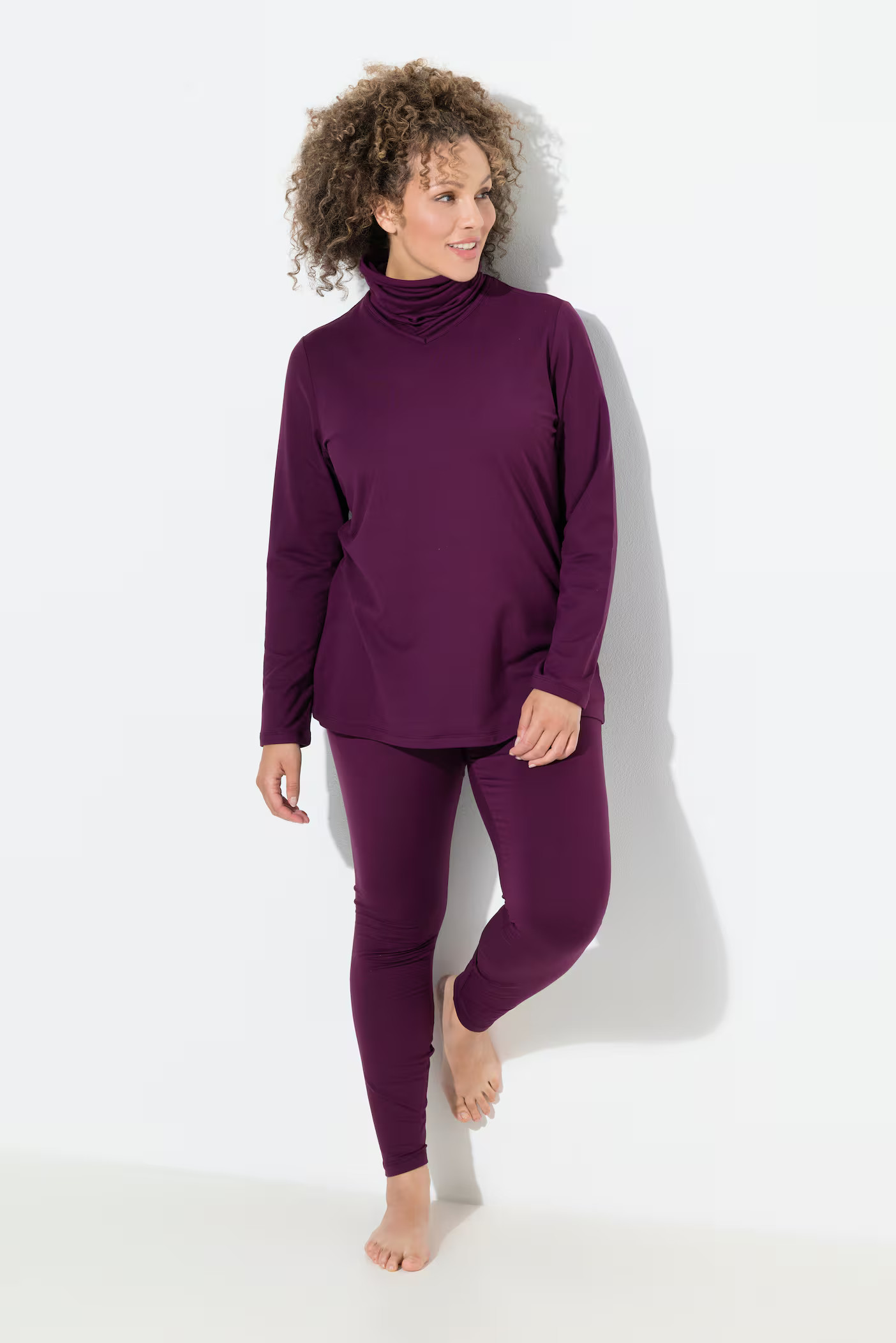 Quick Dry Moisture Wicking Stretch Ski Leggings | Ulla Popken - US