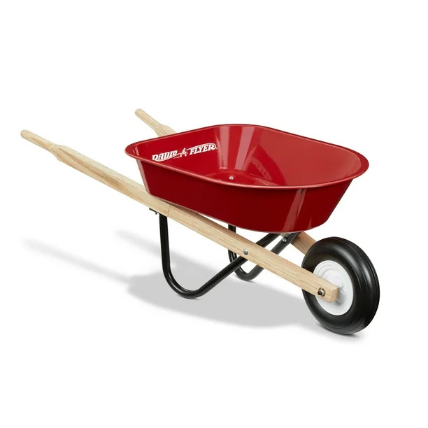 Radio Flyer, Kid's Wheelbarrow, Steel Body, Red | Walmart (US)