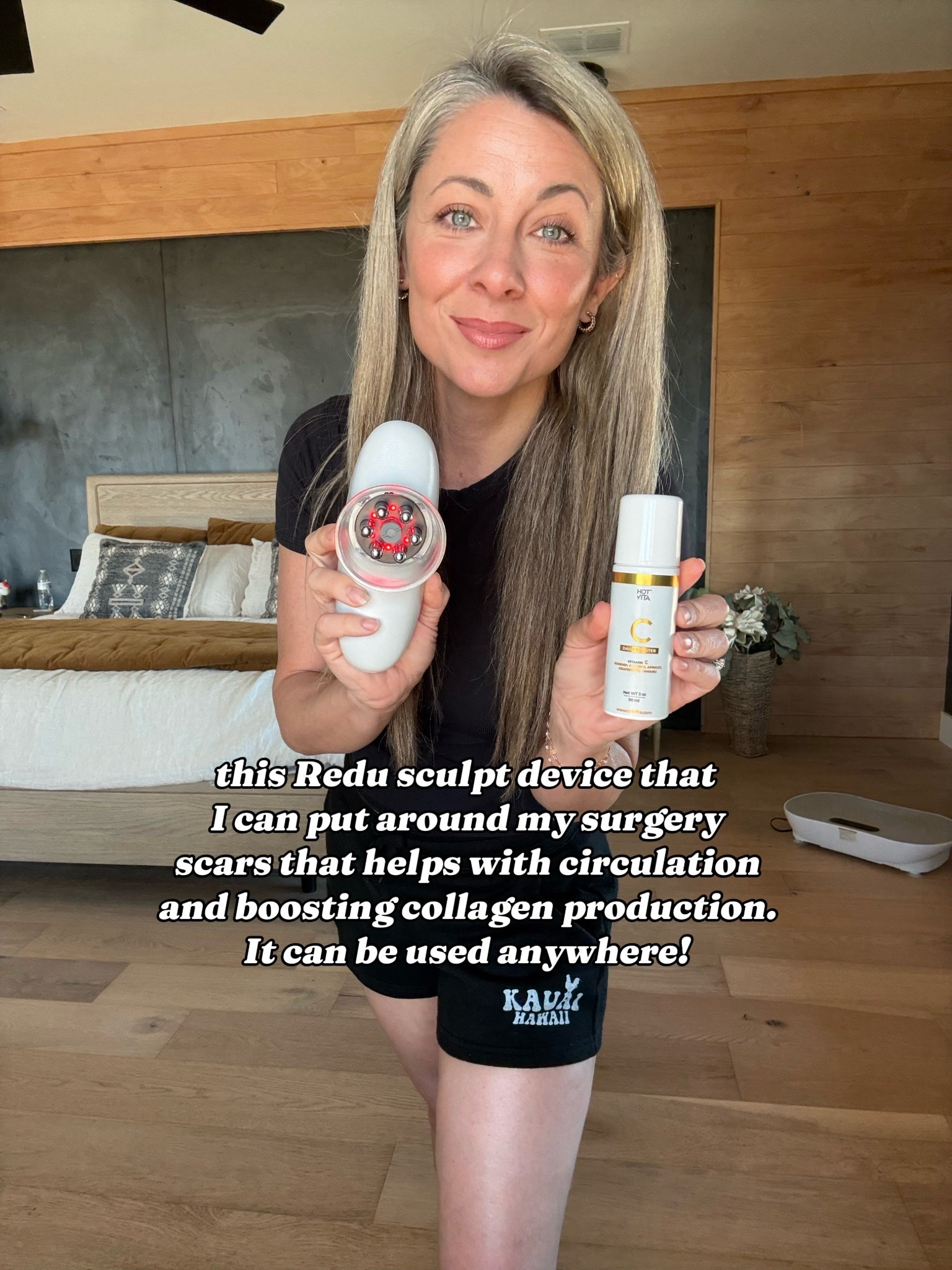 This Redu sculpt device is freaking awesomeeeee! I’ve used it around my scars from my hip surgery, but you can use it anywhere! Your arms, tummy, legs, butt etc! It’s so good! 

#LTKOver40 #LTKdayinmylife #LTKselfcare