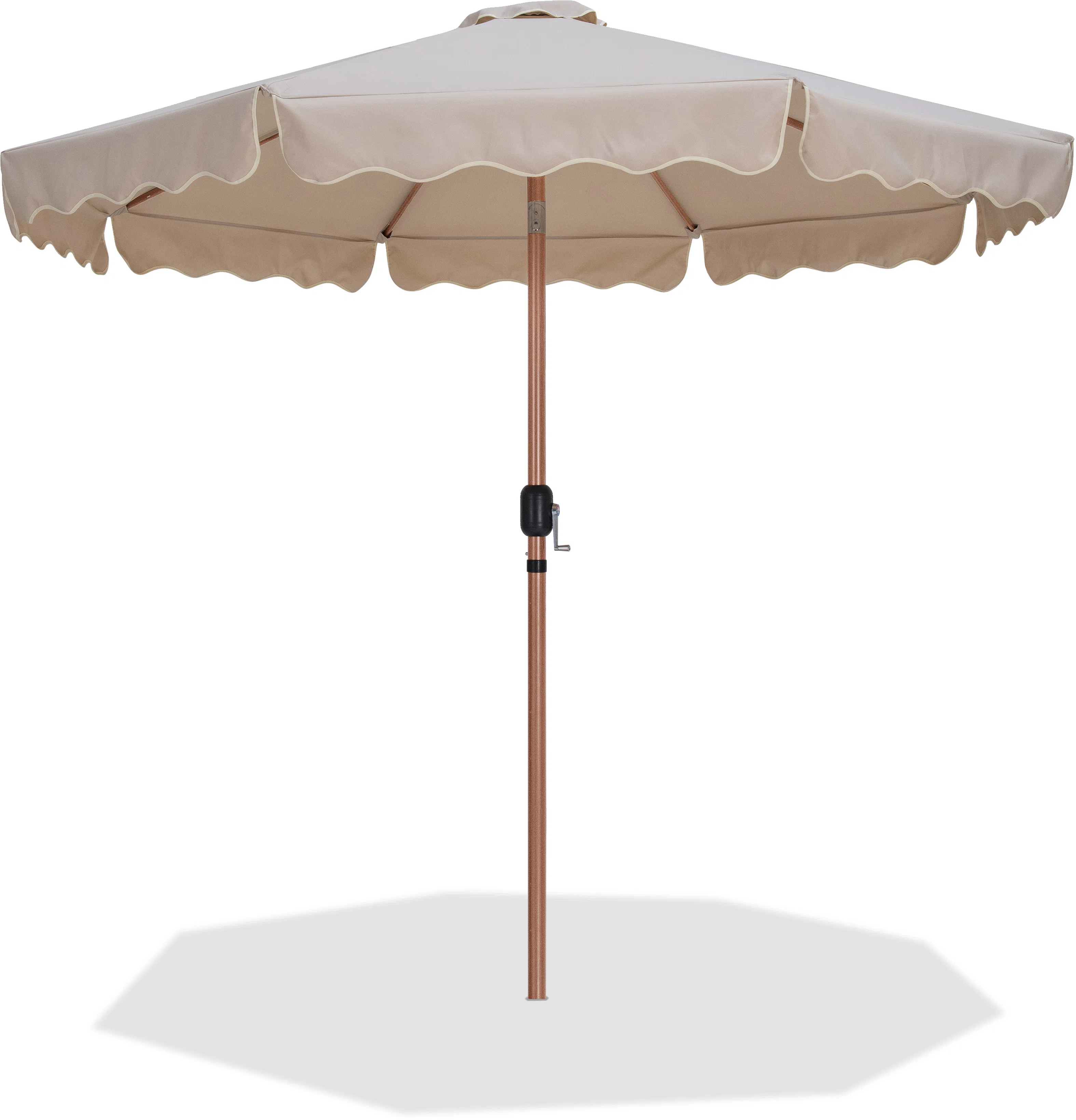 Chavonte With Piping Fabric Patio Umbrellas | Wayfair North America