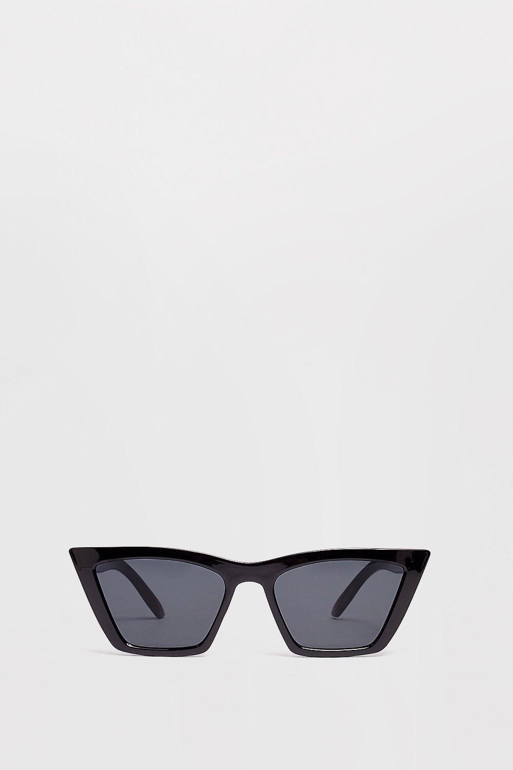 Flat Top Angular Cat Eye Sunglasses | NastyGal (UK, IE)