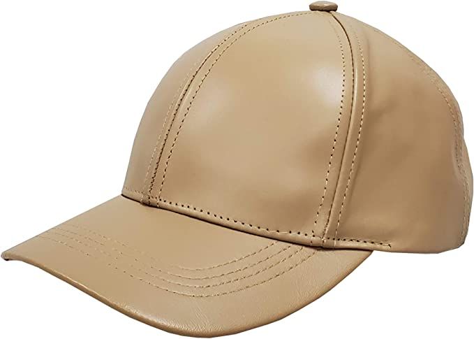 Emstate Genuine Cowhide Leather Adjustable Baseball Cap Made in USA | Amazon (US)