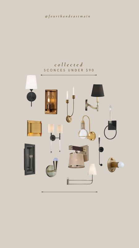 COLLECTED — SCONCES UNDER $90! 

amber interiors 
mcgee
amber interiors dupe
lighting round up


#LTKunder100 #LTKhome