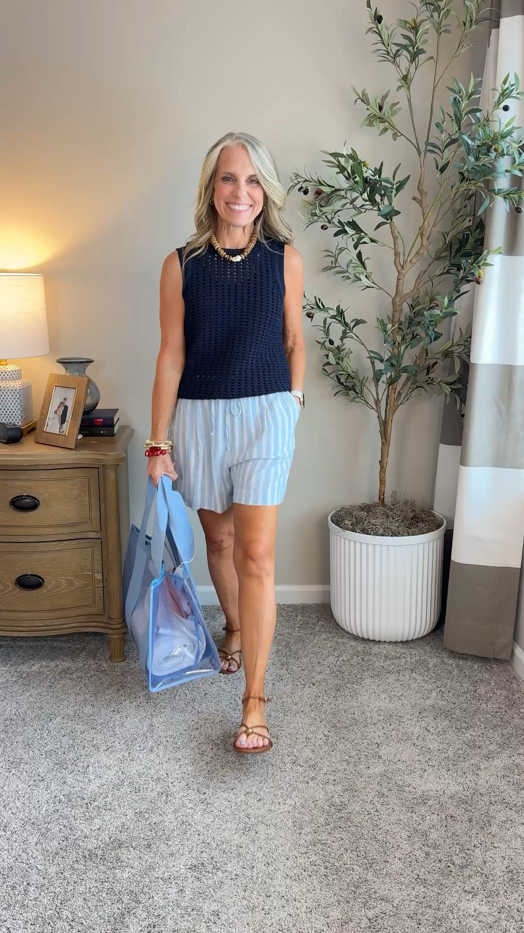 Cute summer look for everyday outfit or beach vacation. Use LISA20 on Casemate. These bags are such fun totes for everyday schlepping or beach/pool bag. Just rinse off the sand and you’re on your way

#LTKootd #LTKOver40 #LTKTravel