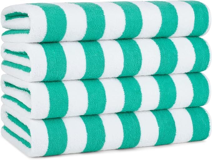 Import to AutoDS
             Arkwright California Cabana Stripe Beach Towel - Pack of 4 - Large ... | Amazon (US)