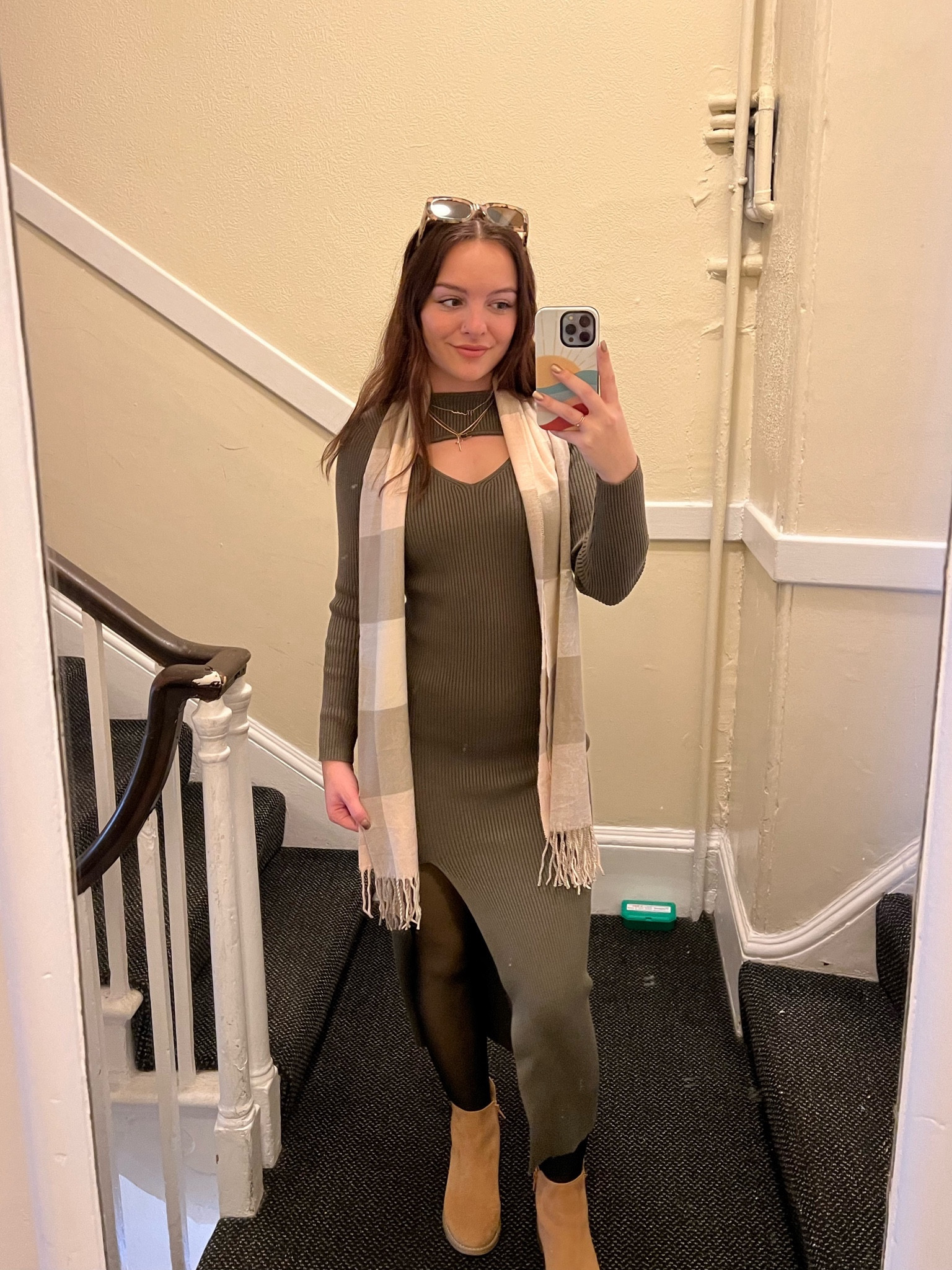 Undeniably boutique dress size small
Fleece lined leggings from Amazon size small
Target boots
Aerie sunglasses
Scarf from York Mercantile in Sturgis, MI

#LTKfindsunder100 #LTKeurope #LTKstyletip