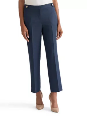 Women's Fly Front Elastic Back Pant Waistband Tab | Belk