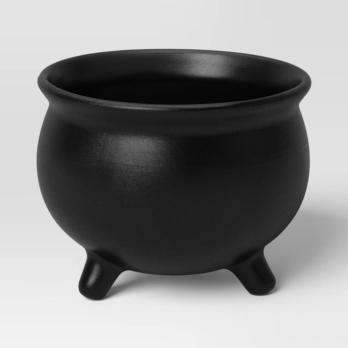 1000ml Halloween Caauldron Stoneware Candy Bowl Black - Threshold™ | Target