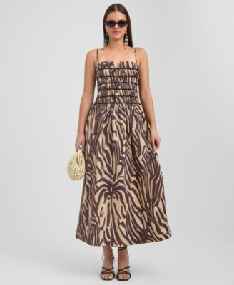 Women's Square Neck Maxi Dress | Macy's