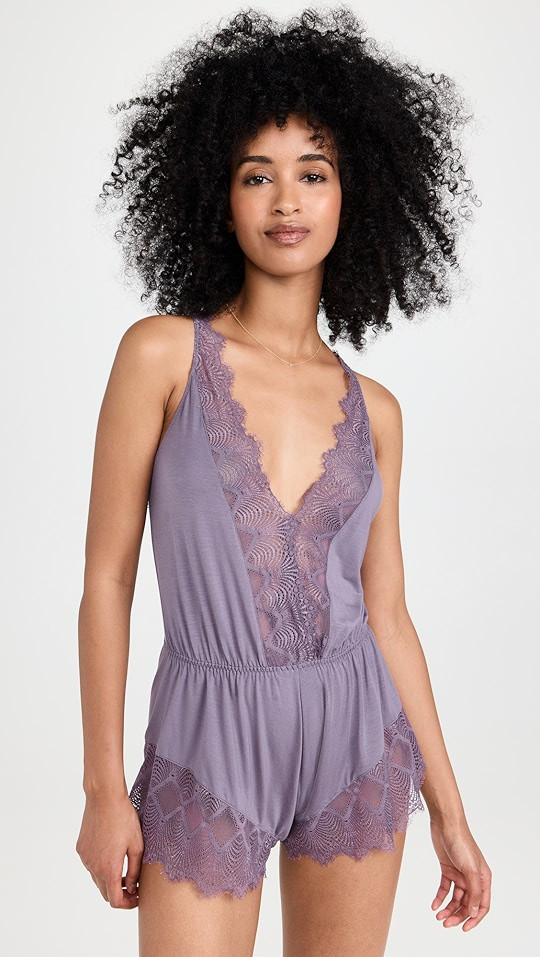 Allure Sleep Romper Teddy | Shopbop