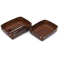 Leather Catch-All Tray // Desk Tidy Organisers Office Storage De Bruir | Etsy (US)