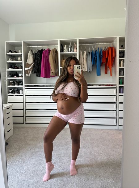 Maternity skims cute pink matching set! Super cozy and soft! For all the comfy clothes lovers! Perfect lil Mother’s Day pj set! 

#LTKcurves #LTKbump #LTKstyletip