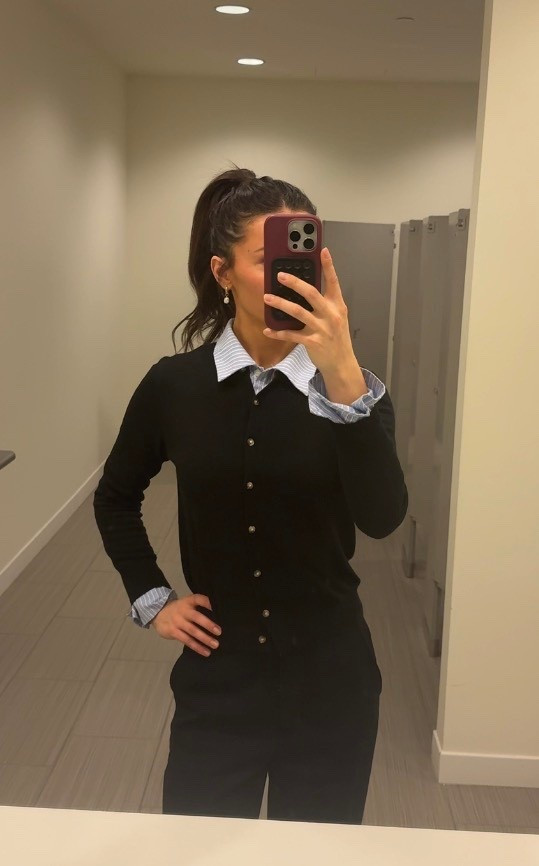 Corporate work outfit! My go-to for office staples #workwear