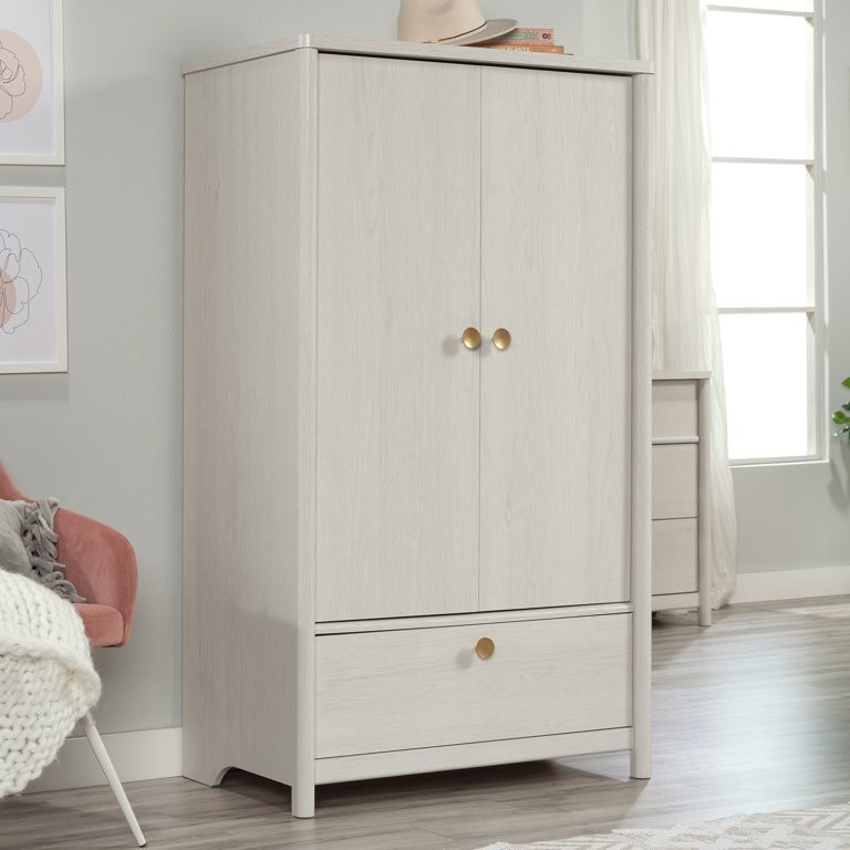 Sauder Dover Edge Bedroom Armoire with Drawer, Glacier Oak Finish - Walmart.com | Walmart (US)
