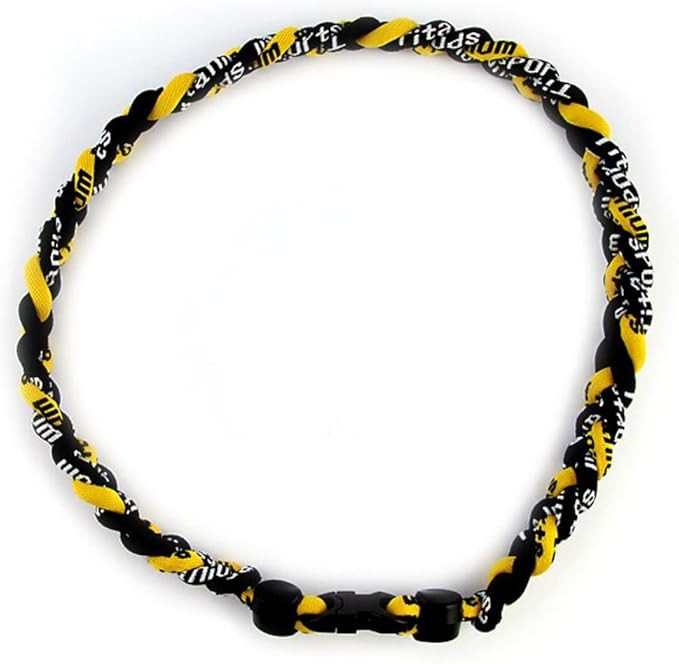 MapofBeauty 18" Fashion Three Braided Rope Sport Style Tornado Necklace-Two Colors | Amazon (US)