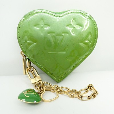 Louis Vuitton Coin Case Vernis Porto Monecour Heart Veil Tonic Green M93659 | eBay US