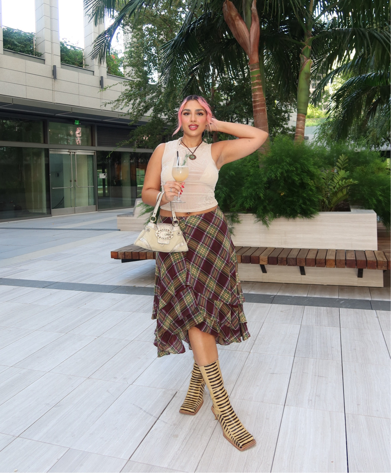 Outfit I wore to holiday party! Obsessed with plaid skirts right now :) 

#LTKHoliday #LTKstyletip #LTKmidsize