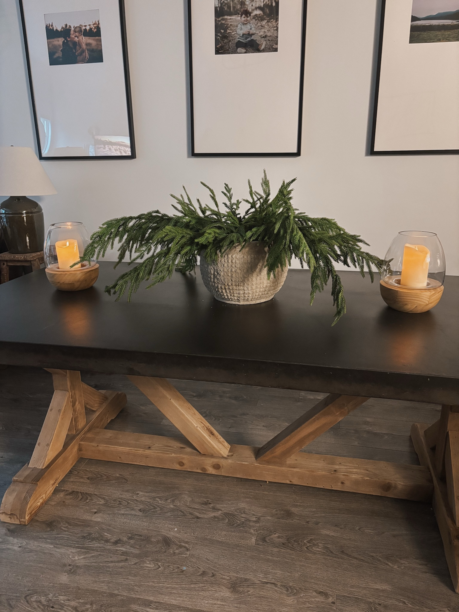 
Deck the halls….but in a minimalist, modern organic way. 👌🏻 If you’re love holiday and Christmas decor, but you like it subtle, these faux Norfolk pine stems are perfect! They don’t scream Christmas and can actually be used year round - in fact, I put them in my textured planter and made a “holiday arrangement” for our table that I can use all the time. This transitional planter has a beautiful, rustic texture and would be great on a patio or front porch too.  

For me, the key to decorating on a budget (and decorating a small space) is to choose home decor that is versatile, timely, AND affordable.  🎄

#LTKHome #LTKHoliday #LTKFindsUnder100