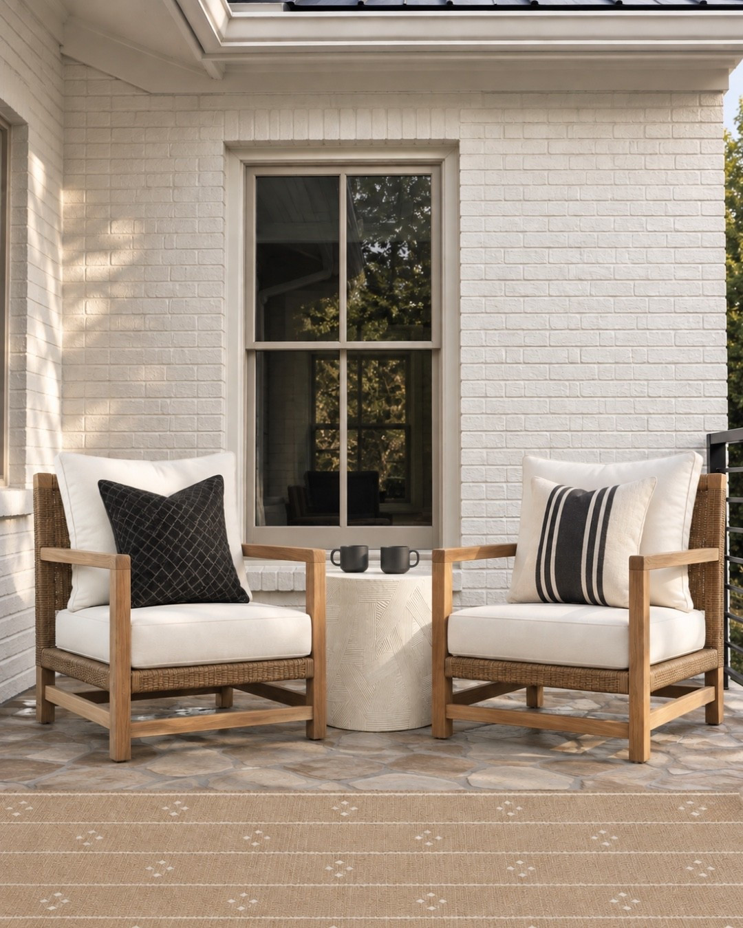 A cozy, collected porch retreat thah layers warm textures, timeless neutrals, and effortless outdoor style. 

Patio, porch, porch furniture, outdoor furniture, outdoor decor, outdoor living, outdoor table, outdoor pillows, outdoor decor, McGee and co, pottery barn

#LTKHome #LTKSeasonal #LTKSaleAlert