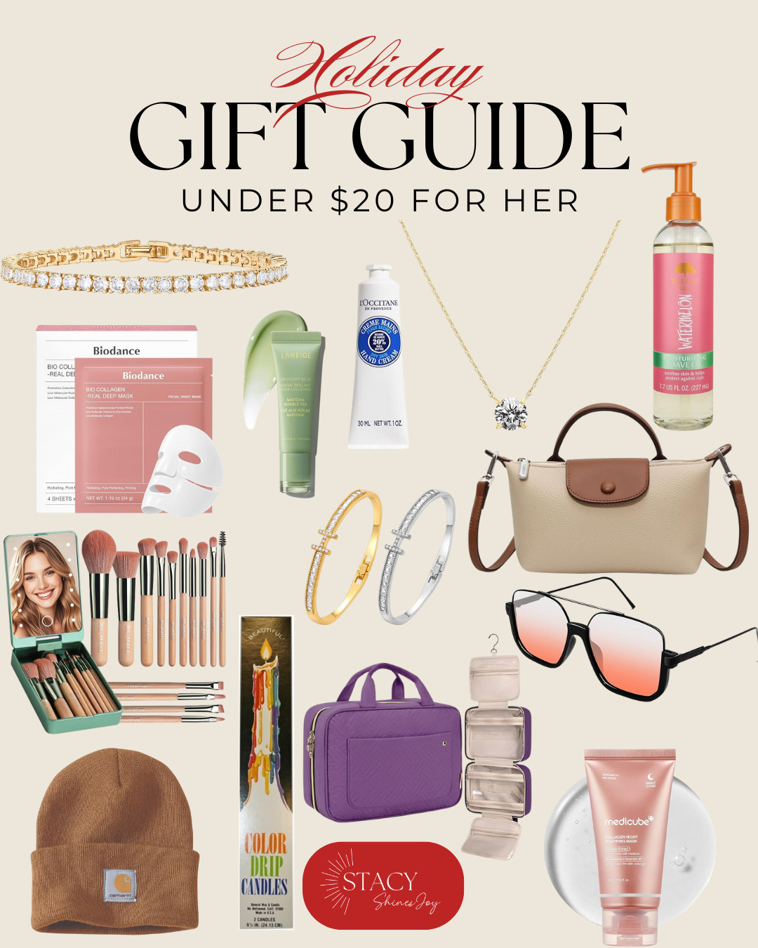 Top picks for her this holiday season! Affordable and stylish gifts under $20. 

 #LTKGiftGuide #LTKHoliday #LTKselfcare