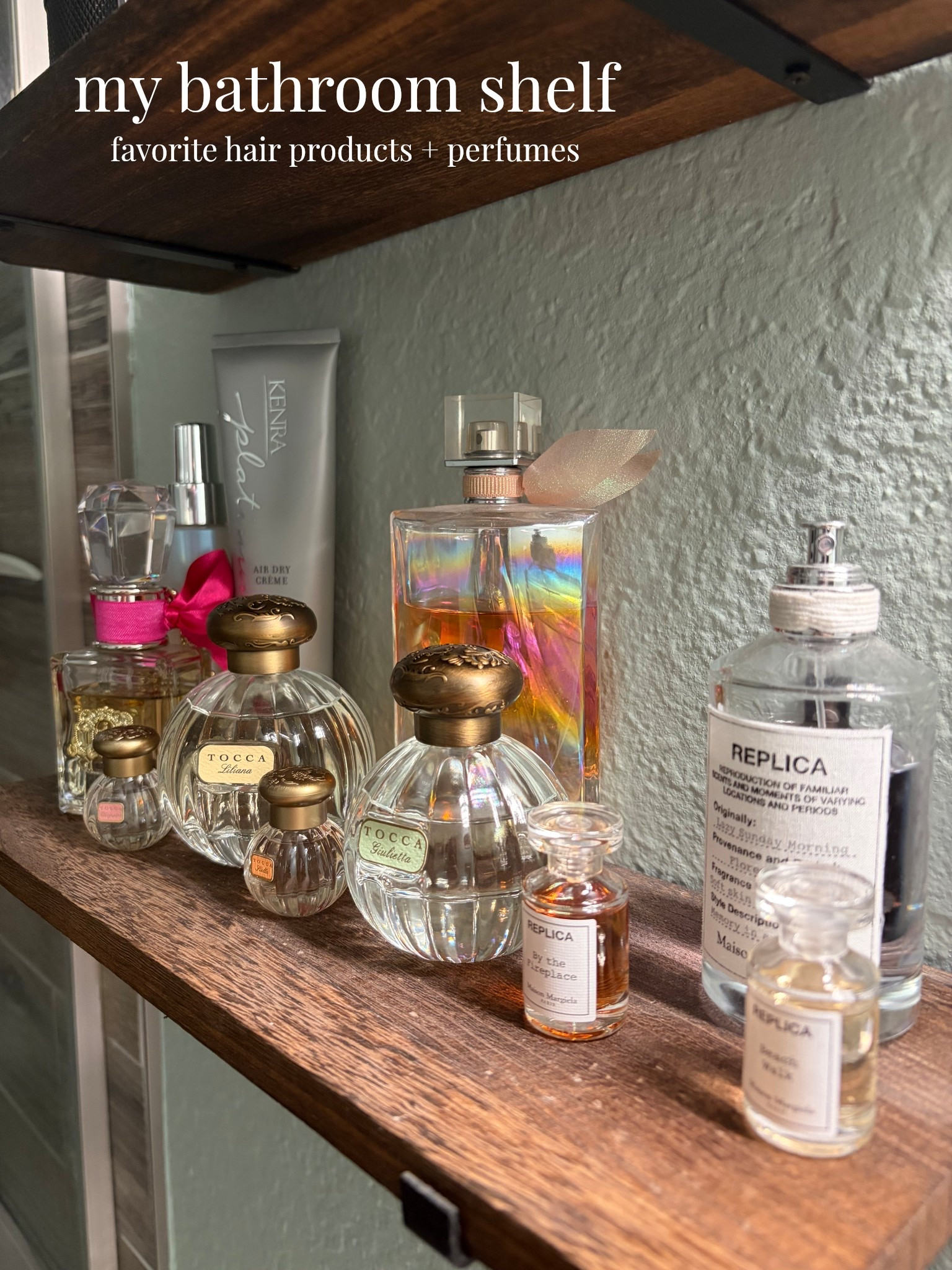 “If you like something, get it in every color!” - me to me. Clearly once I find a brand I like, I stick with it. Kenra is my go to for hair products, their blow dry spray, pearl detangler, and air dry crème are my go-tos. For perfumes, I loveee the Tocca brand. They can be tricky to find so anytime I see a travel set or minis I snag them right away. They’re mainly floral scents and smell so fresh. Another great fresh smelling perfume is this Mason Margiela Replica Lazy Sunday Morning. I also snagged two minis from the same brand in Beach Walk and By The Fireplace. Beach Walk is the perfect summer scent, and if you mix some vanilla lotion with the By The Fireplace, it smells like a toasted marshmallow, warm + sweet! I also an OG Juicy Couture Viva La Juicy and a Lancôme La Vie Est Belle in the soleil edition. I’ve tagged all my favorites, plus I included the vanilla lotion I mentioned and the best detangling brush I’ve ever used. 
What’s your go-to scent or hair care brand?
🏷️ fragrance, perfume, cologne, beauty finds, favorite scents, mix and match, gift ideas for her, Valentine’s Day ideas 

#LTKgrwm #LTKdayinmylife #LTKmorningroutine