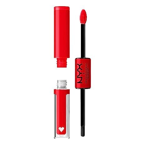 NYX PROFESSIONAL MAKEUP Shine Loud Vegan High-Shine Long-Lasting Liquid Lipstick, Rebel In Red | Amazon (US)