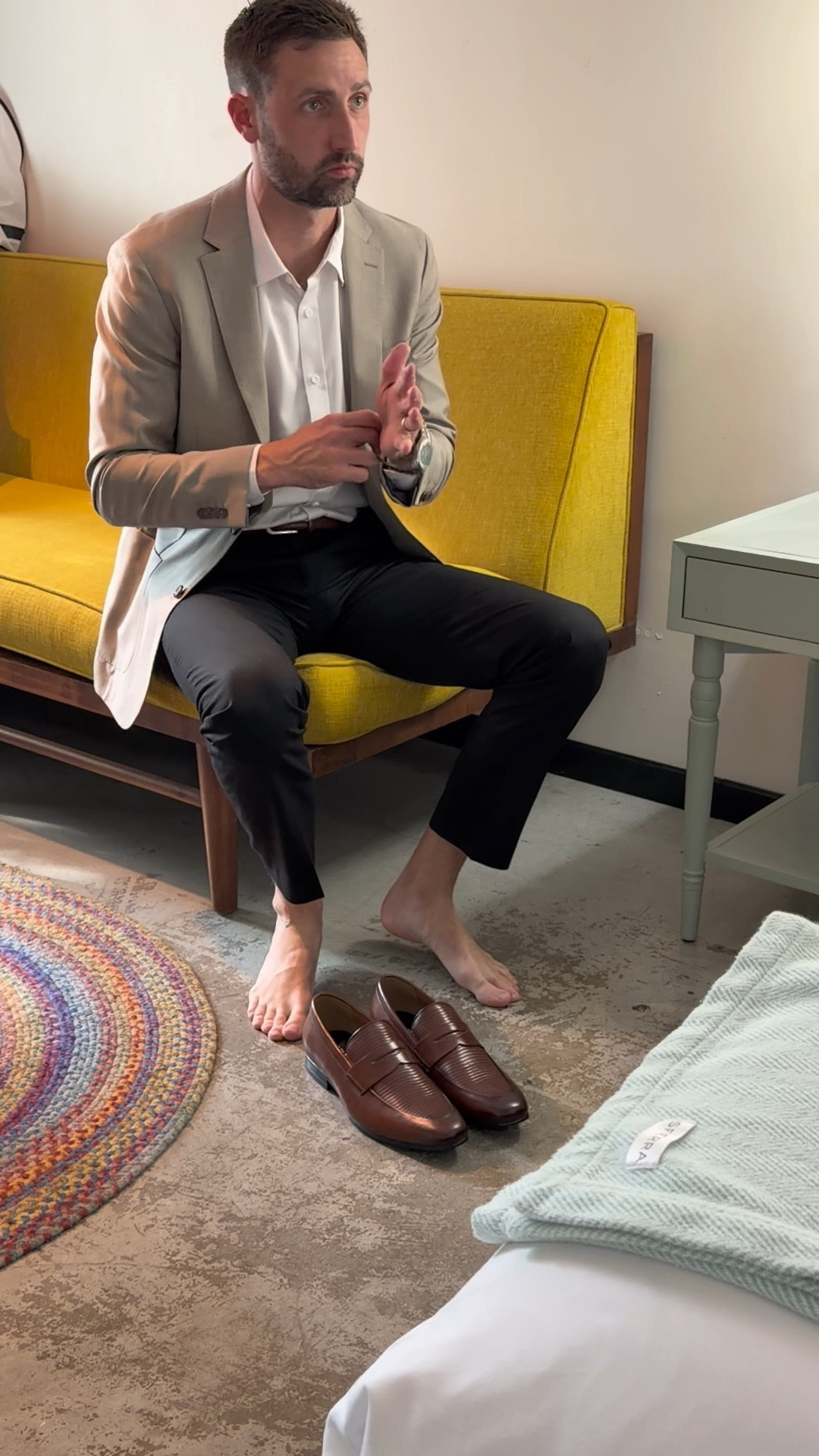 Wedding season is here!! Travel fit is mostly from Abercrombie (shirt and jeans). Hat is linked in my bio HUBS10!! Rehearsal dinner fit is from Macys and Mizzen and main! 

#LTKvlog #LTKWedding #LTKMens