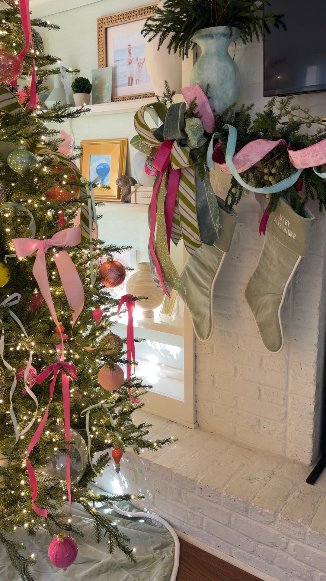 Our stockings and tree skirt!

#LTKFindsUnder100 #LTKSeasonal #LTKHoliday