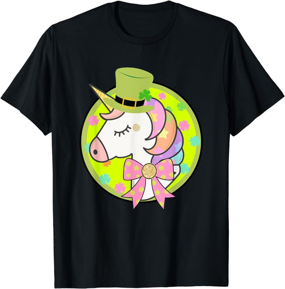 St. Patricks Day Magical Unicorn Shrit T-Shirt | Amazon (US)