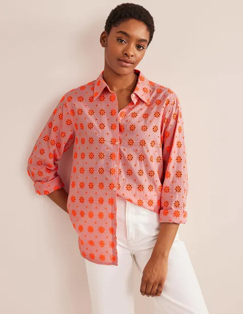 New Relaxed Cotton Shirt | Boden (US)