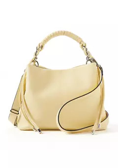 Woven Chain Top Handle Bucket Bag | Belk