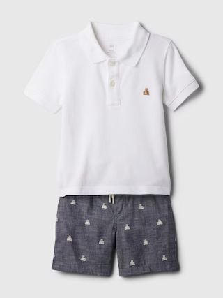 babyGap Polo Outfit Set | Gap (US)