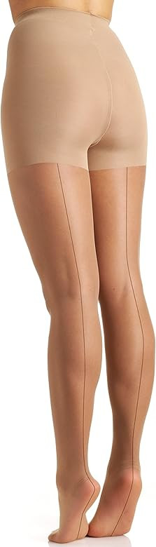 Berkshire womens Sheer Backseam With Control Top | Amazon (US)