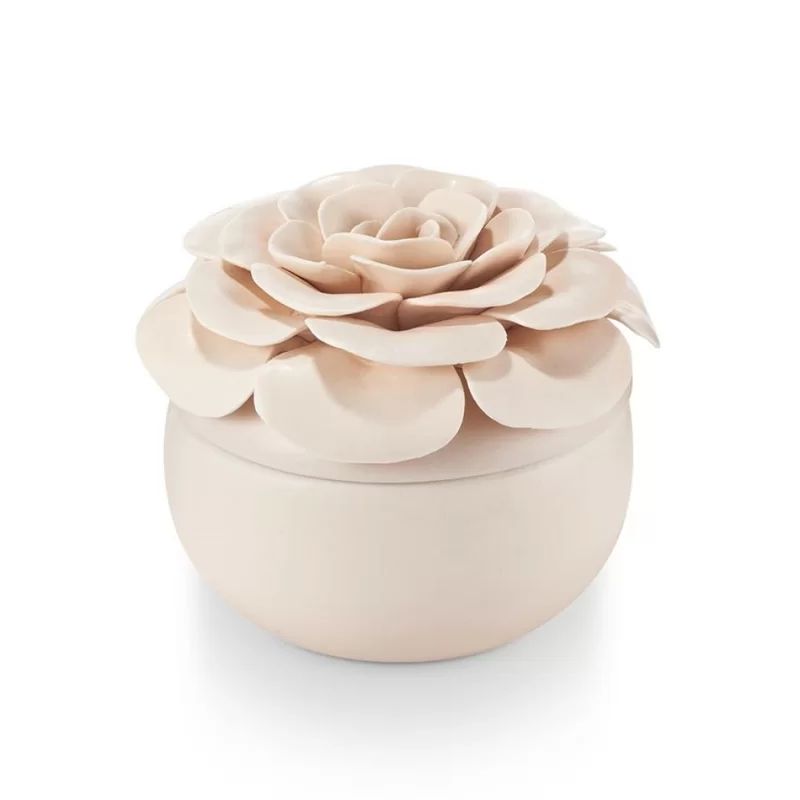 Essentials Ceramic Flower Scented Jar Candle | Wayfair North America