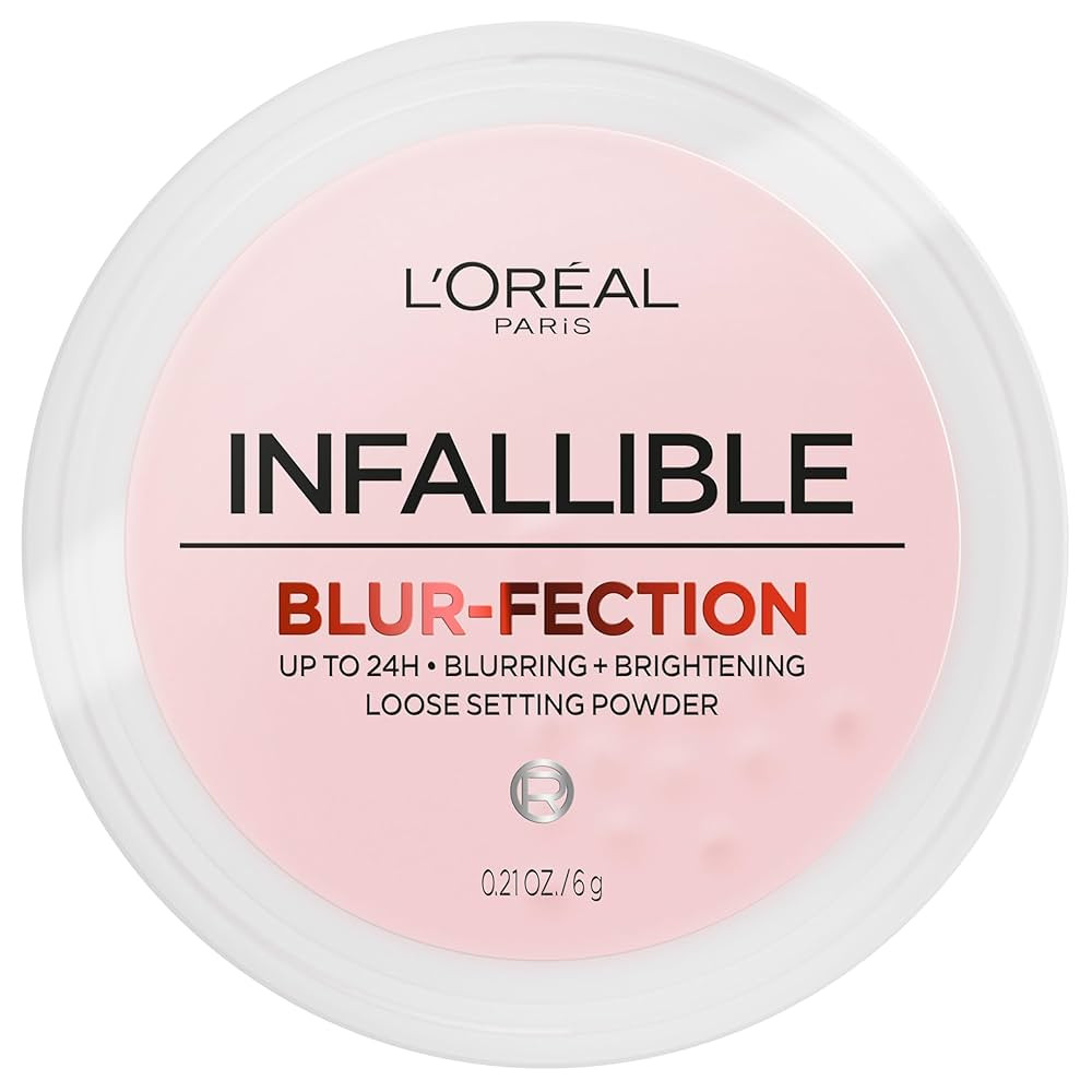 L'Oreal Paris Infallible Blur-fection Longwear Loose Setting Powder, Blurring Face Powder With Up... | Amazon (US)