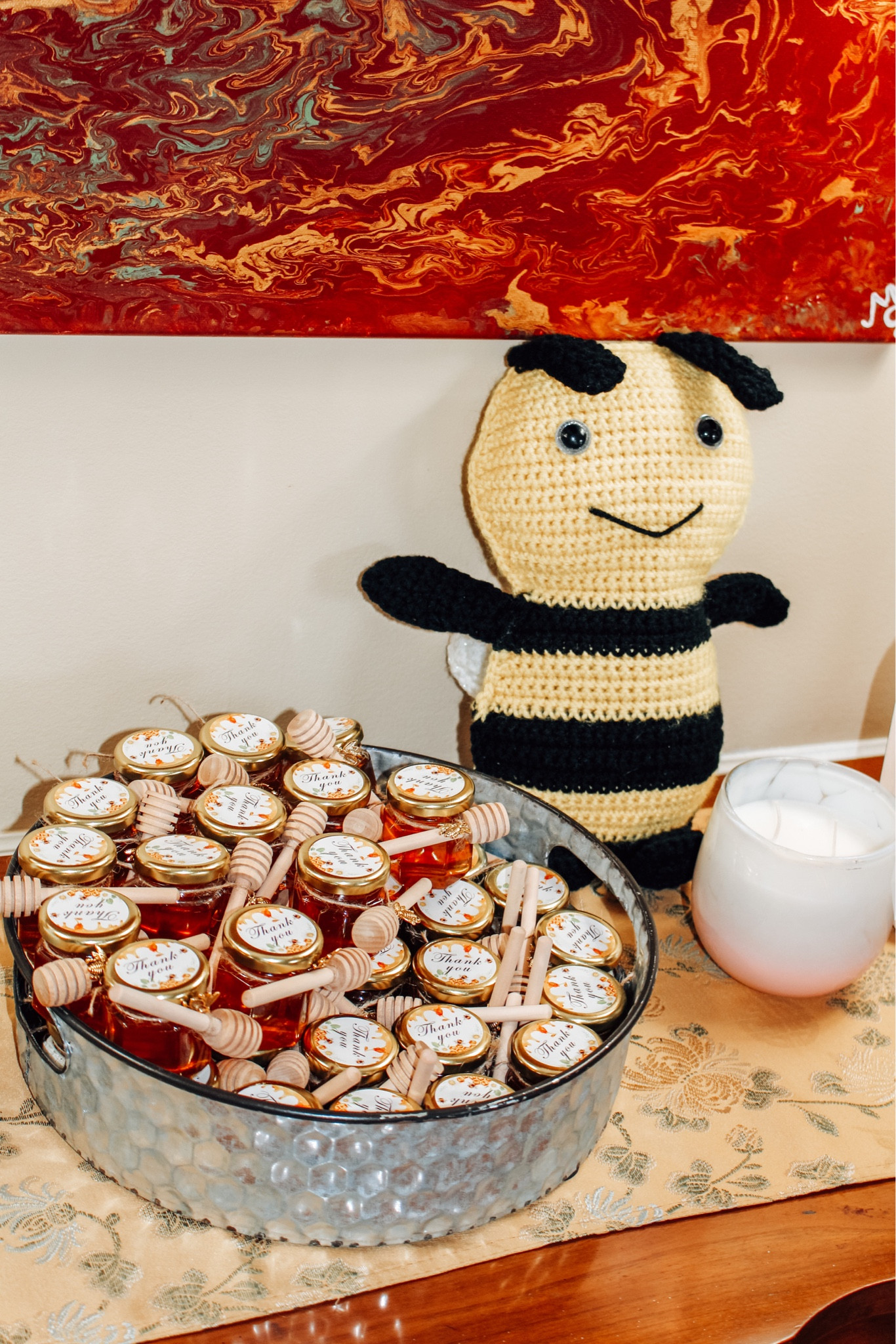 Gender reveal
What will baby bee
Gender reveal party favors
Baby shower party favors
Honey
Honeybee
Party decor

#LTKunder50 #LTKhome #LTKbaby