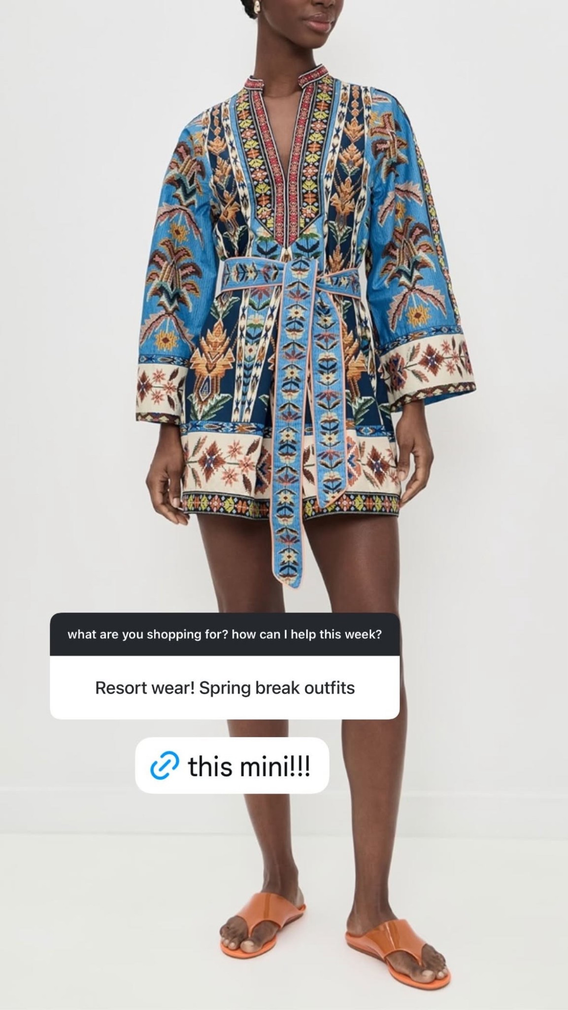 this mini is perfect for spring break or resort days when you want something easy but still special. love the color, the print, and how effortless it feels with sandals.

#LTKSeasonal #LTKootd #LTKTravel