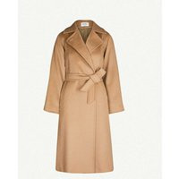 Max Mara Women's Camel Manuela Camel-Hair Wrap Coat, Size: 6 | Selfridges