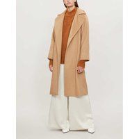 Max Mara Manuela camel-hair wrap coat, Women's, Size: 8, Camel | Selfridges